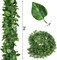 84 feet Artificial Vines Greenery Garland Fake Hanging Leaves Faux Foliage Plants for Wedding Party Garden Home Kitchen Office Wall Decorations (Scindapsus/12 Strands)